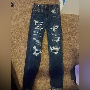 American Eagle Dark Washed Jeans Size 00!!